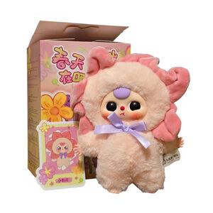 NWT Baby Three Where's Spring Pink Flower Boba Eyes